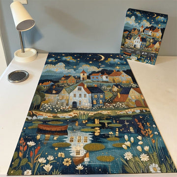 Silent Brook Village Jigsaw Puzzle 1000 pezzi